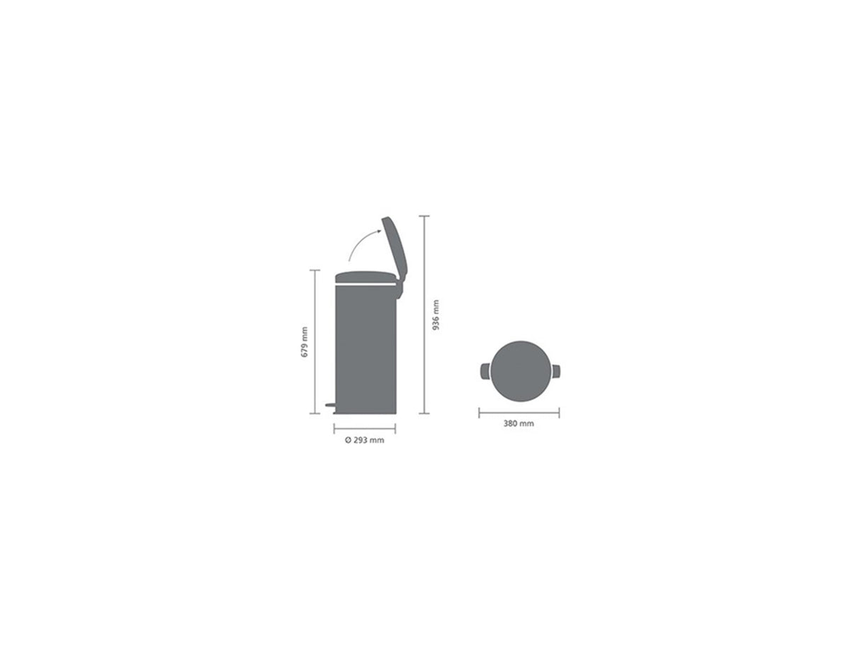 Brabantia Treteimer 30l Metallic Gold