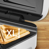 Tefal SW7011 Snack XL Sandwichmaker silberweiß