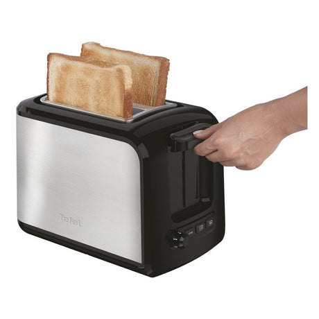 Tefal TT410D Express-Toaster 16x26x19 cm 850W Edelstahl schwarz