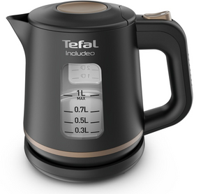 Tefal includeo Wasserkocher 1 Liter 2400 W kabellos schwarz
