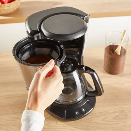 Tefal Subito Edelstahl-Filterkaffeemaschine 1,25 l, 15 Tassen, 1000 W