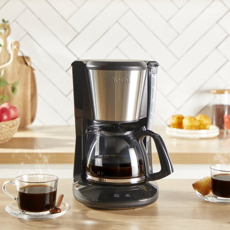 Tefal Subito Edelstahl-Filterkaffeemaschine 1,25 l, 15 Tassen, 1000 W