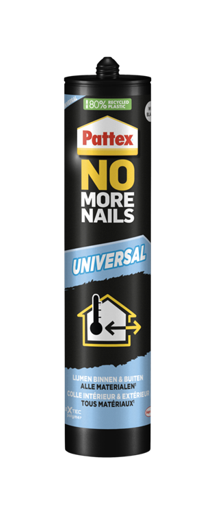 Pattex 1070185 - no more nails universeel 480g | 6 stuks