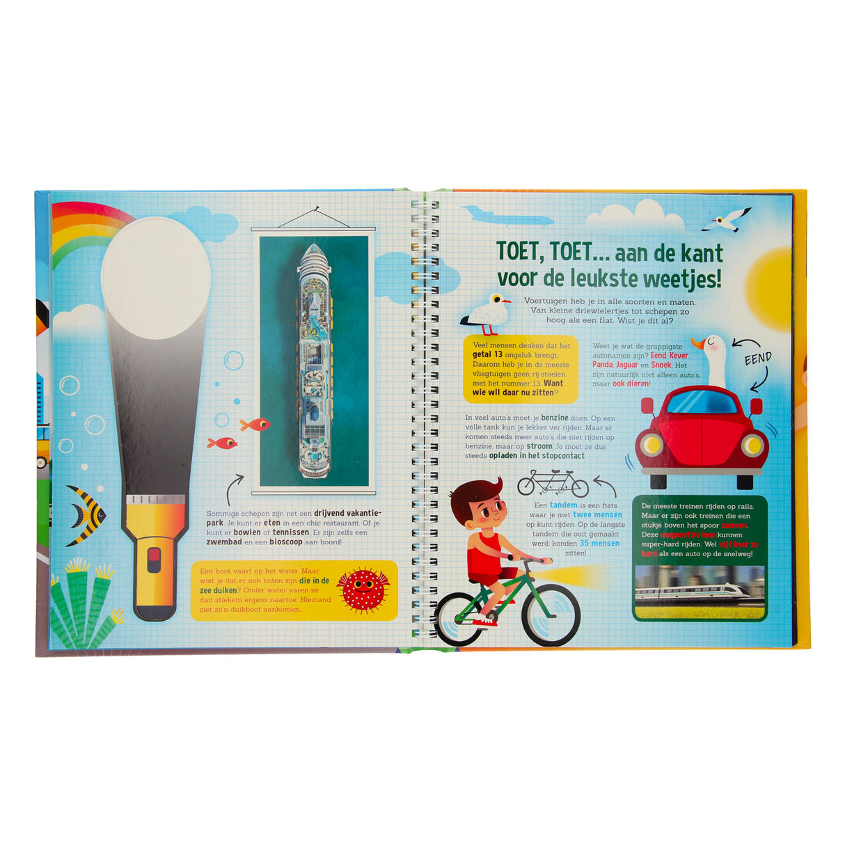 Suche nach Fahrzeugen + Taschenlampe aus Pappe