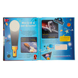 Weltraum erkunden + Taschenlampe aus Pappe