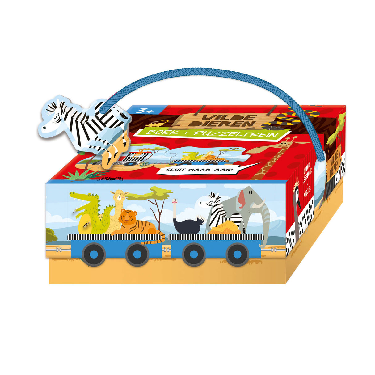 Lantern Publishers Buch und Puzzle trainieren wilde Tiere