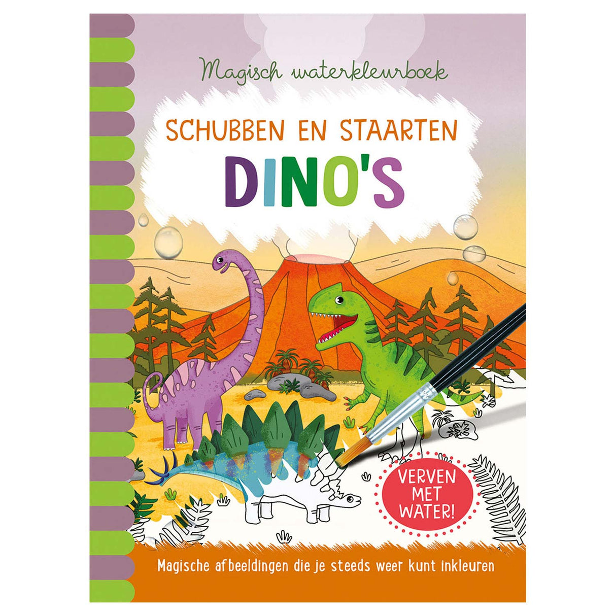 Magisch waterkleurboek - Dino's