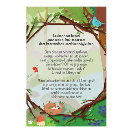 Laternenverleger über ein Abenteuer-in-der-Natur-Spielbuch