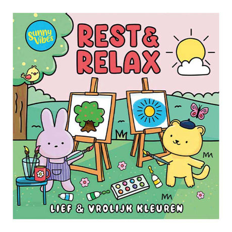 Lantern Publishers Malbuch Sunny Vibes – Ruhe und Entspannung