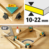 Wolfcraft - Eckklemme 2 Stück - 2 Eckklemmen - 3051000