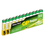 Super alkaliske AAA -batterier 12 hk