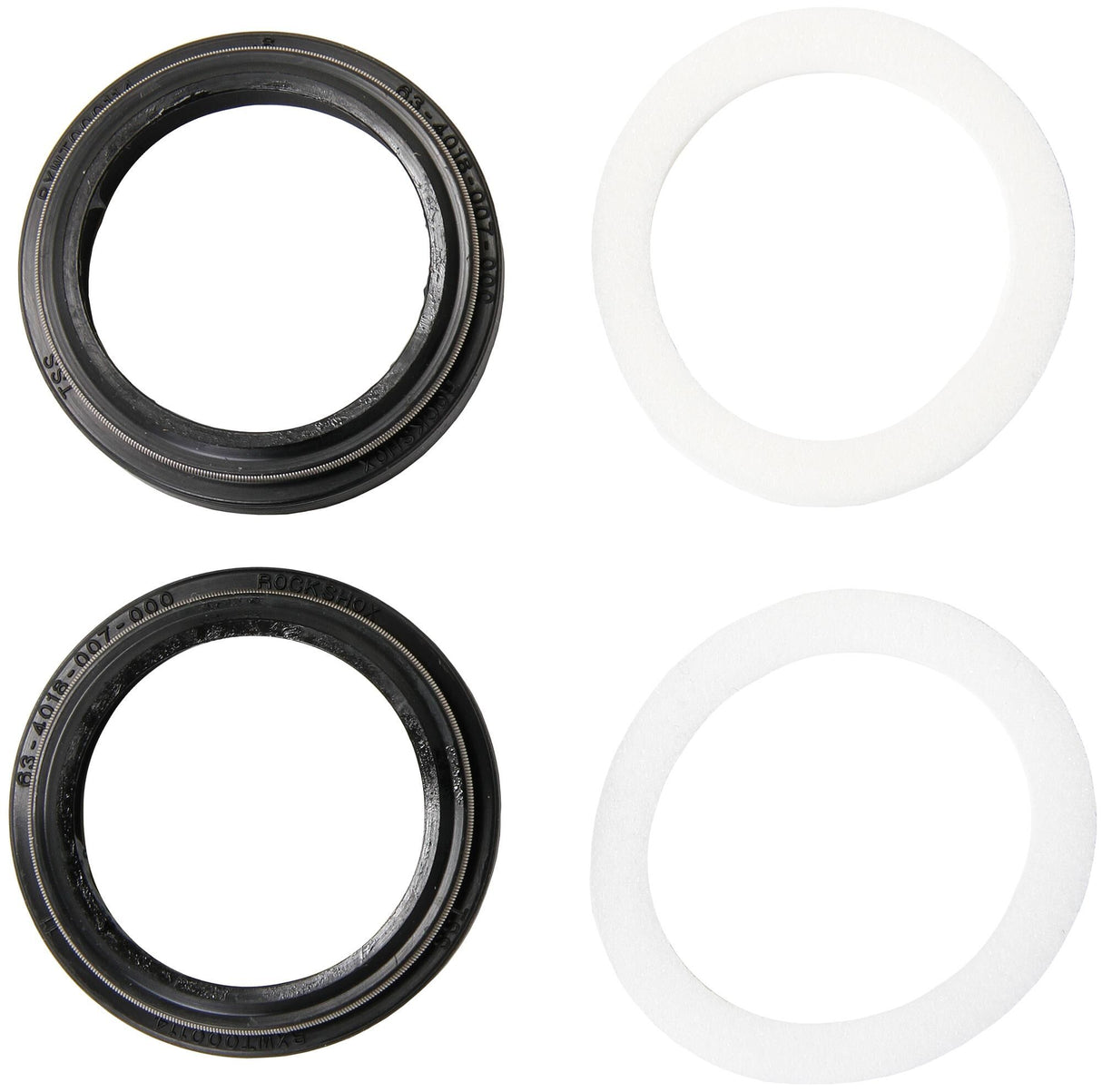 RockShox Staubdichtung Staubdichtung a.Schaumstoffringsatz Bluto Schwarz