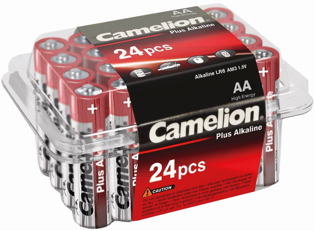 Kamelion plus alkalischer AA LR6 -Batteriekasten 24 Teile