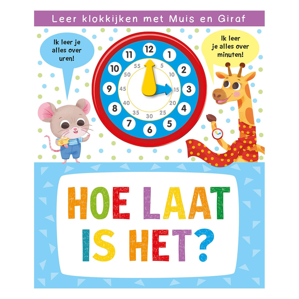 Rebo Publishers Klokboek - Quelle heure est-il?