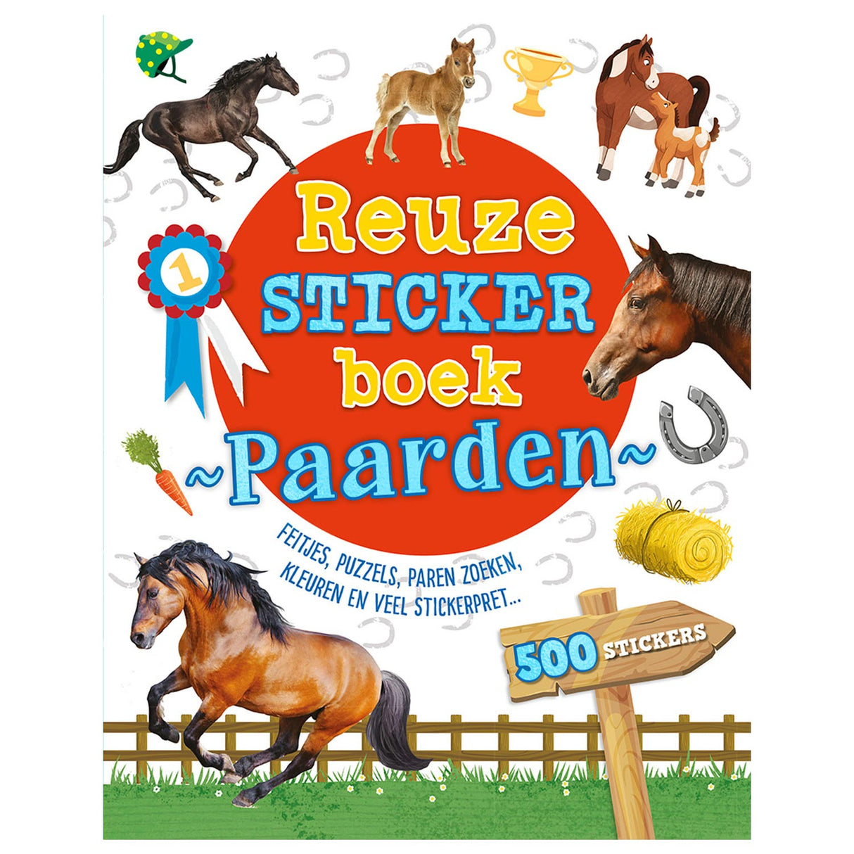 Rebo -förläggare Reuzesticker Book Horses