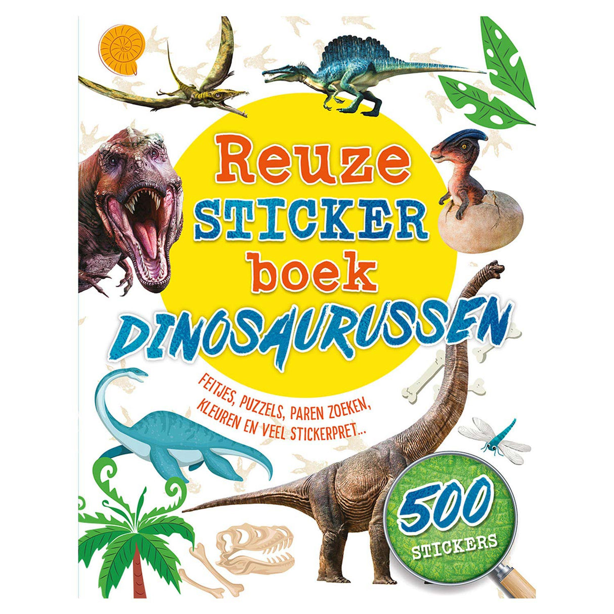 Rebo publishers reuzestickerboek dinosaurussen