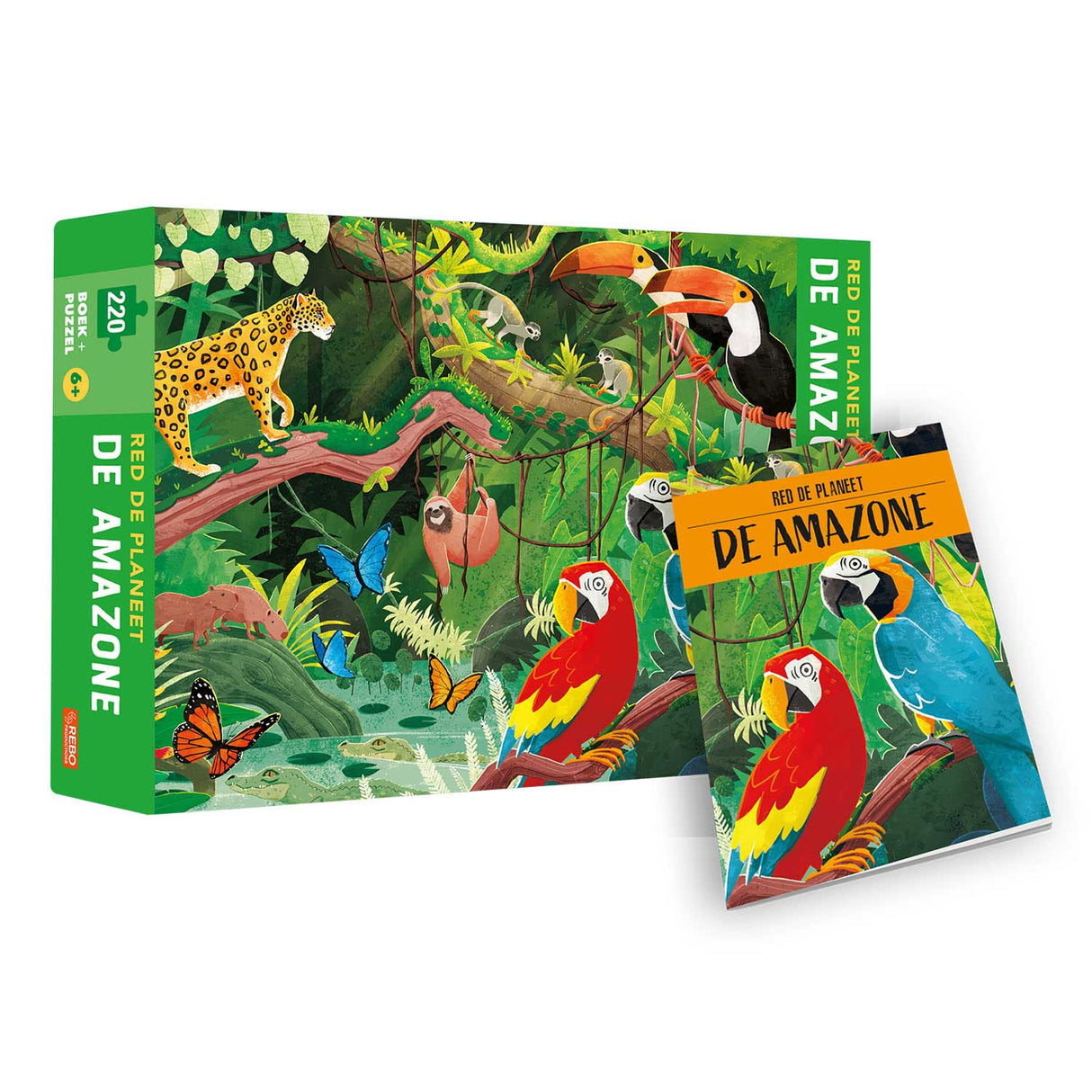 Rebo Publishers Book and Puzzle - The Amazonas