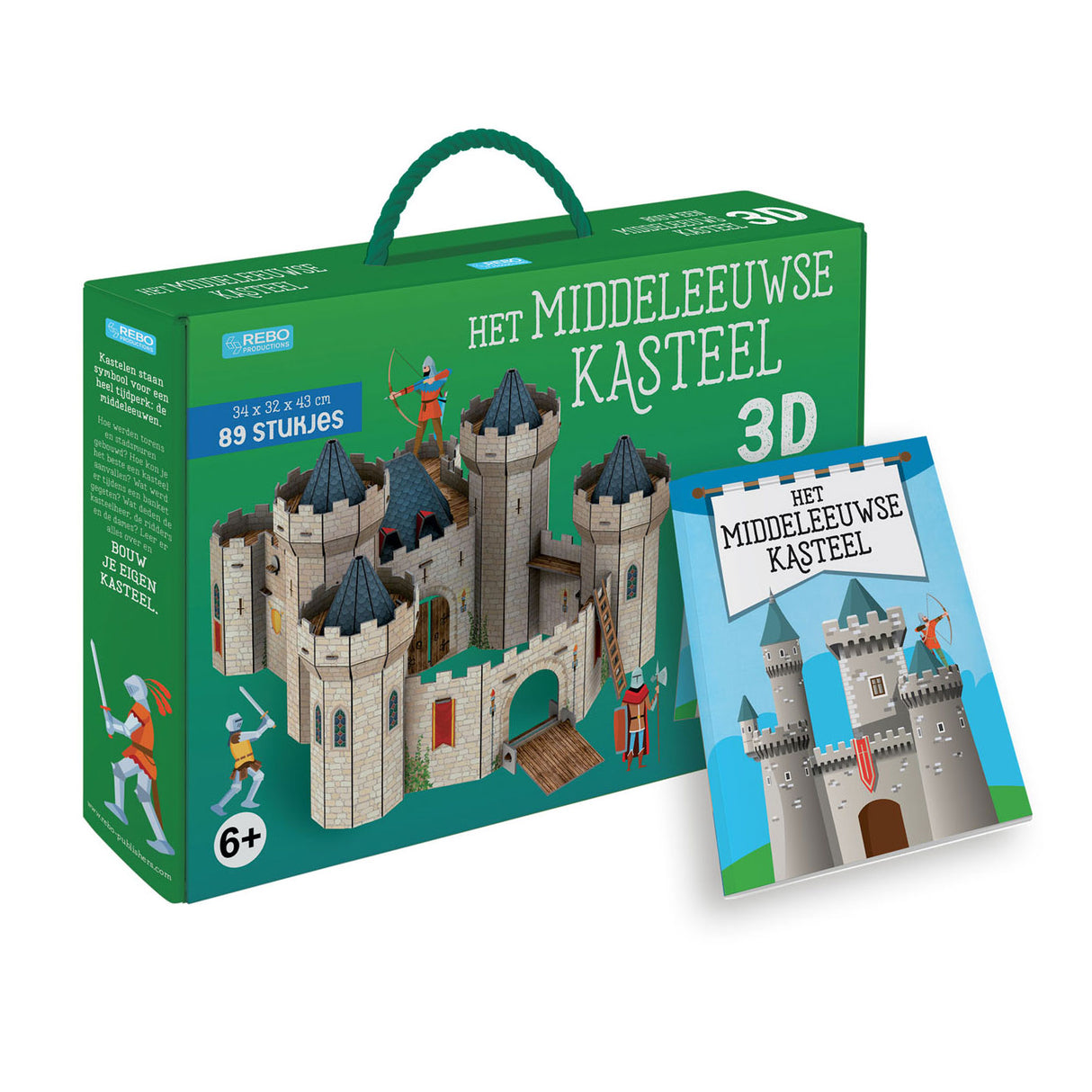 Rebo Publishers Book + 3D -Modell - Das mittelalterliche Schloss