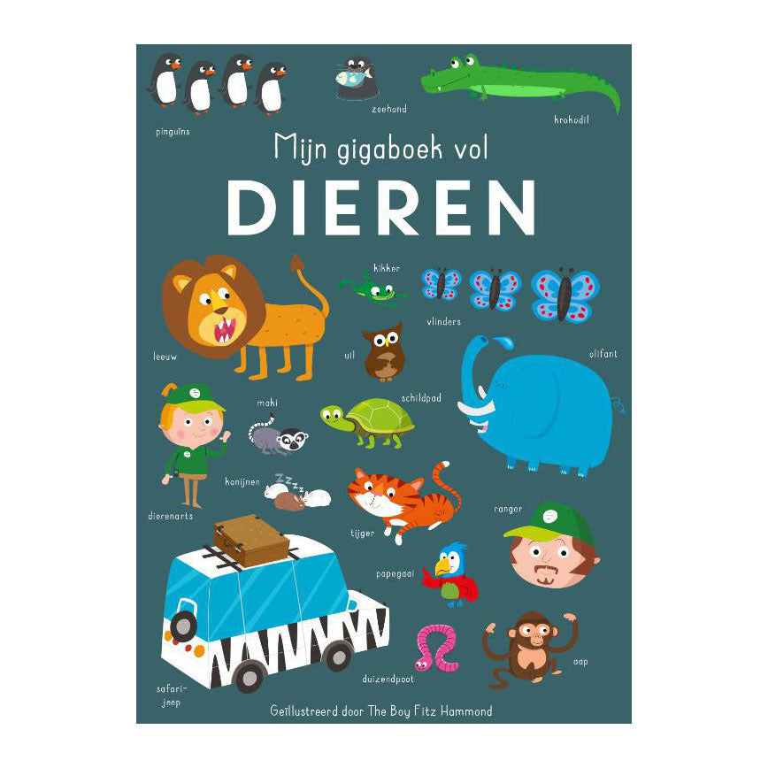 Rebo publishers mijn gigaboek vol dieren