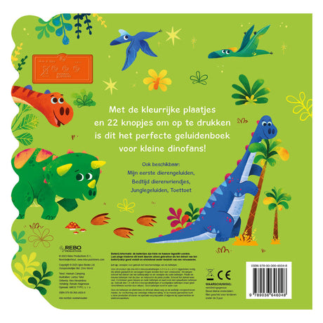 Rebo Publishers Sound Book: Dino World 0+