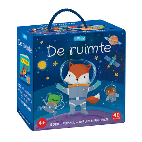 Rebo veröffentlicht das Weltraumrätsel und das Buch. 4+