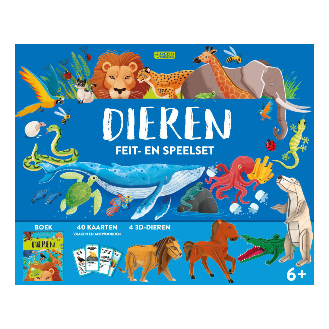 Rebo Editeuren Déieren - Fakt a spille Set