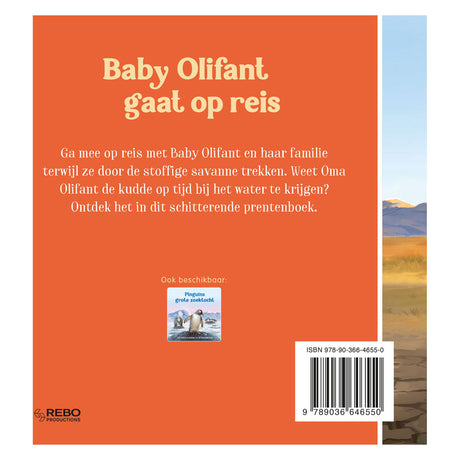 Der Elefantenbaby des Rebo-Verlags geht auf eine Reise