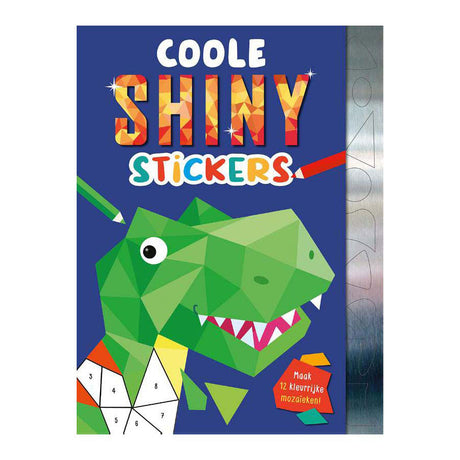 Rebo Publishers coole, glänzende Aufkleber, Dinos, Roboter und Raketen, Aufkleber-Mosaikbuch