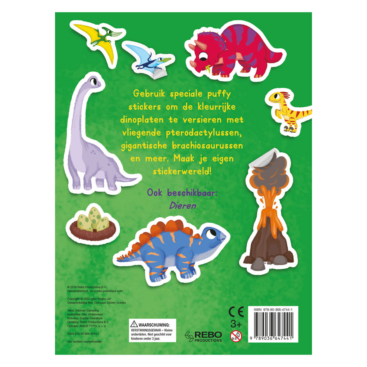 Rebo Publishers Dinos - Aufkleber Vergnügen