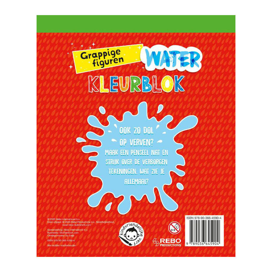 Rebo editori Blocchi di colore del colore dell'acqua figure divertenti