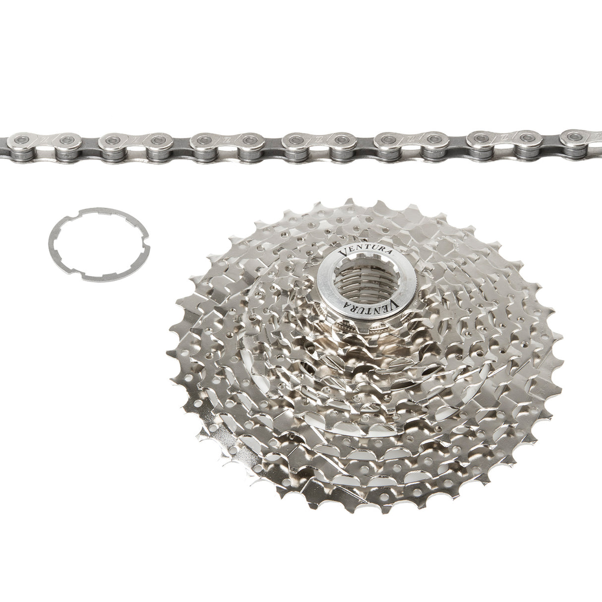 Ventura Kassette + Kette 10-fach | 11-36t | Silber