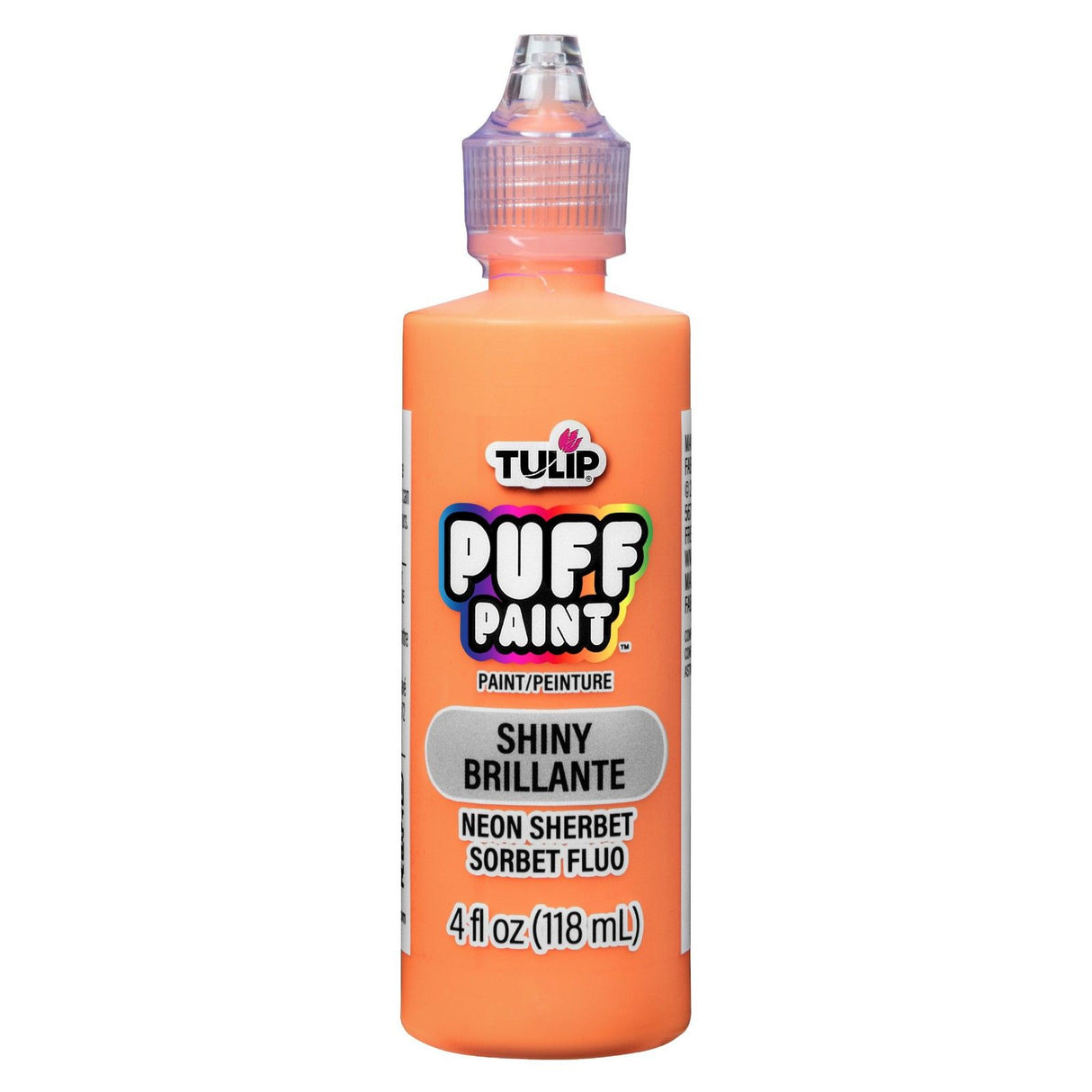 Tulpe • dimensionale Stoffmalquaste, Neonsorbet, 118 ml