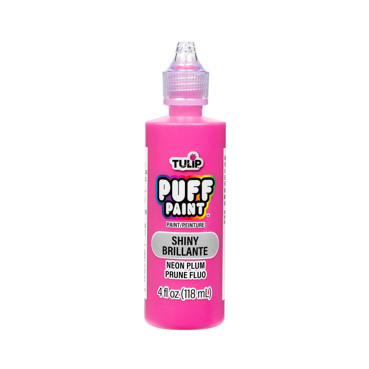 Tulpe • dimensionale Stoffmalquaste Neonpflaume 118 ml