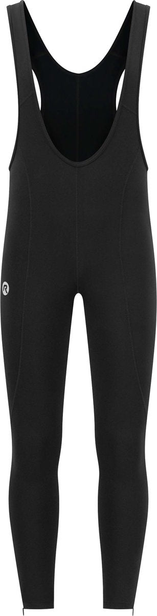Rogelli core lange fietsbroek - met bretels - kids - zwart - maat 152-164