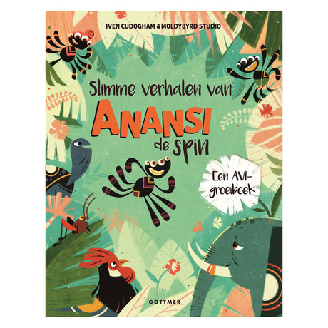 Der Gottmer-Verlag versammelt clevere Geschichten rund um die Spinne Anansi. 7+
