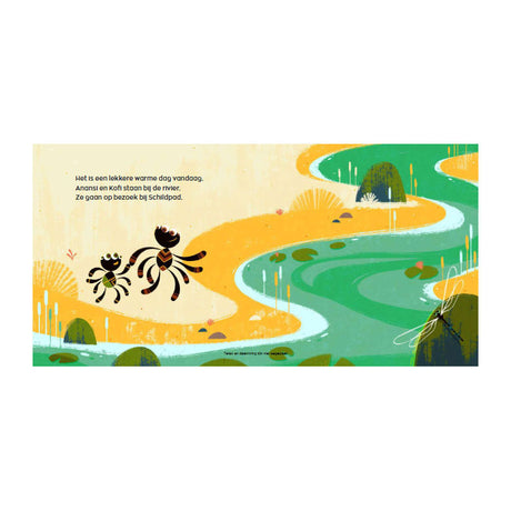 Gottmer Anansi die Spinne – zum Fluss