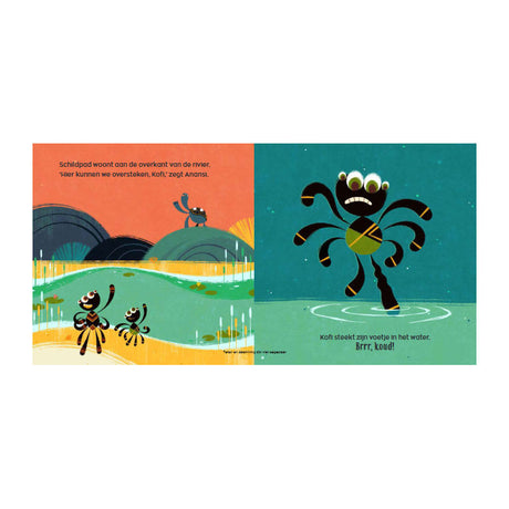 Gottmer Anansi die Spinne – zum Fluss