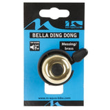 M-Wave Bicycle Bell Bella Ding-Dong Ø33mm Guld messing