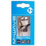 M-Wave Bella C-Yell Mini-Bel bakreno srebro, premer 30 mm