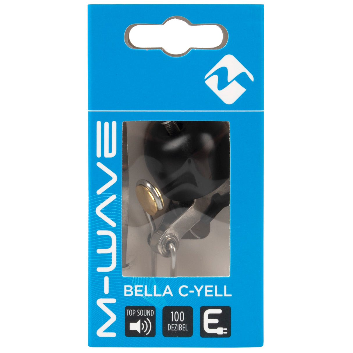 M-Wave Bicycle Bell Bella C-Yell Ø30mm sort