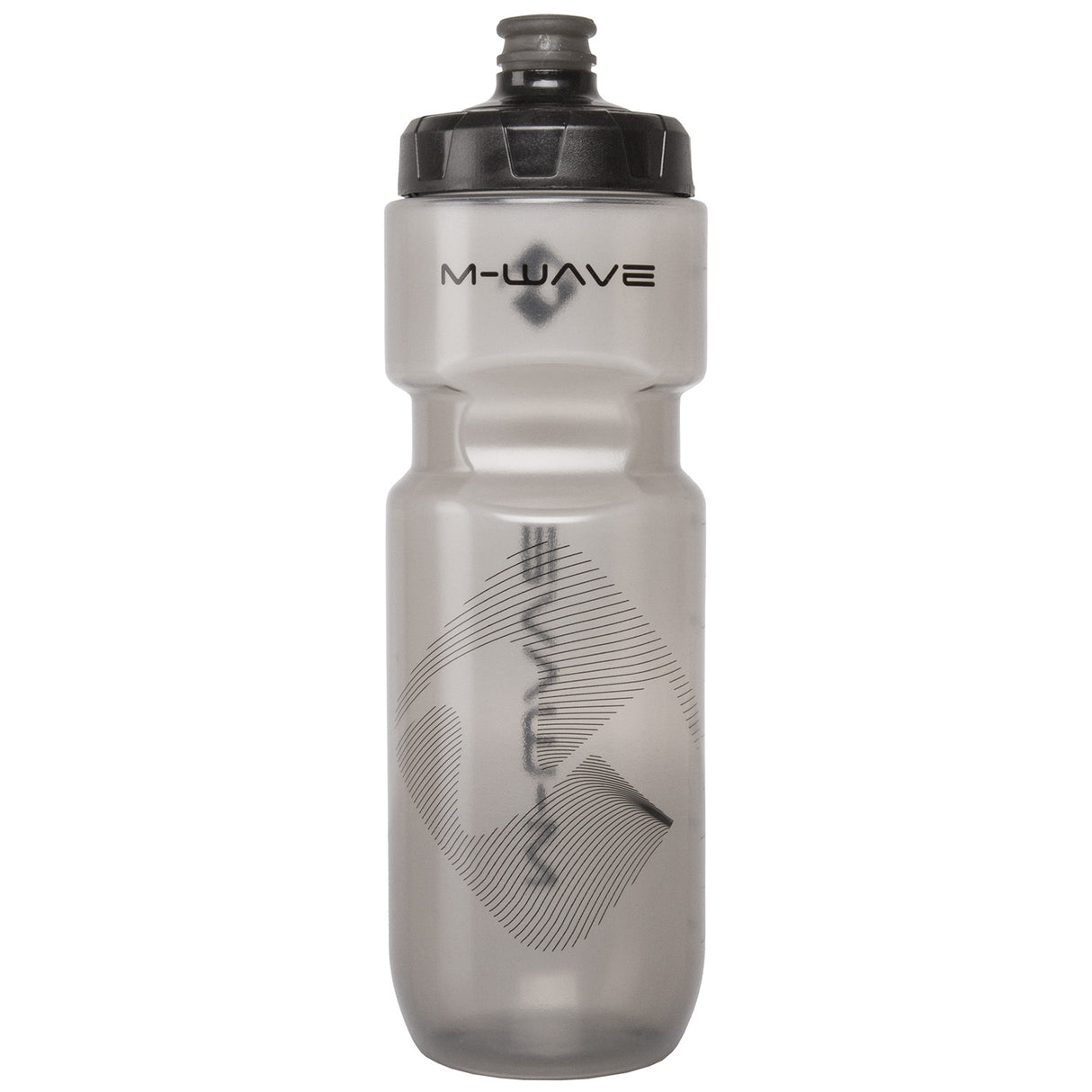 M-wave bidon pbo 750 ml noir transparent (sur carte)