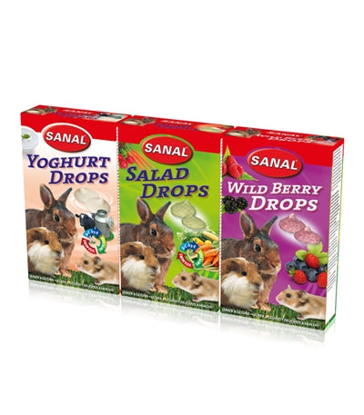 Sanal rodent 3-pack drops Yogurt Salad Wild Berry