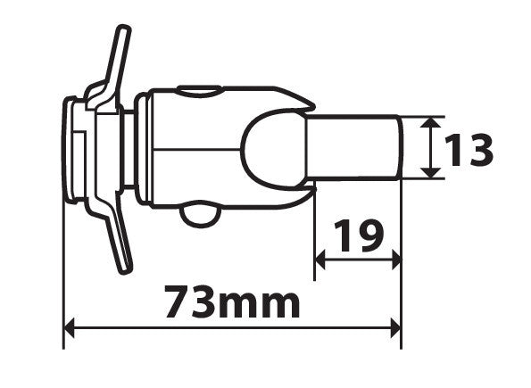 Lampa opti vis duoolock M8 Boutmentgment