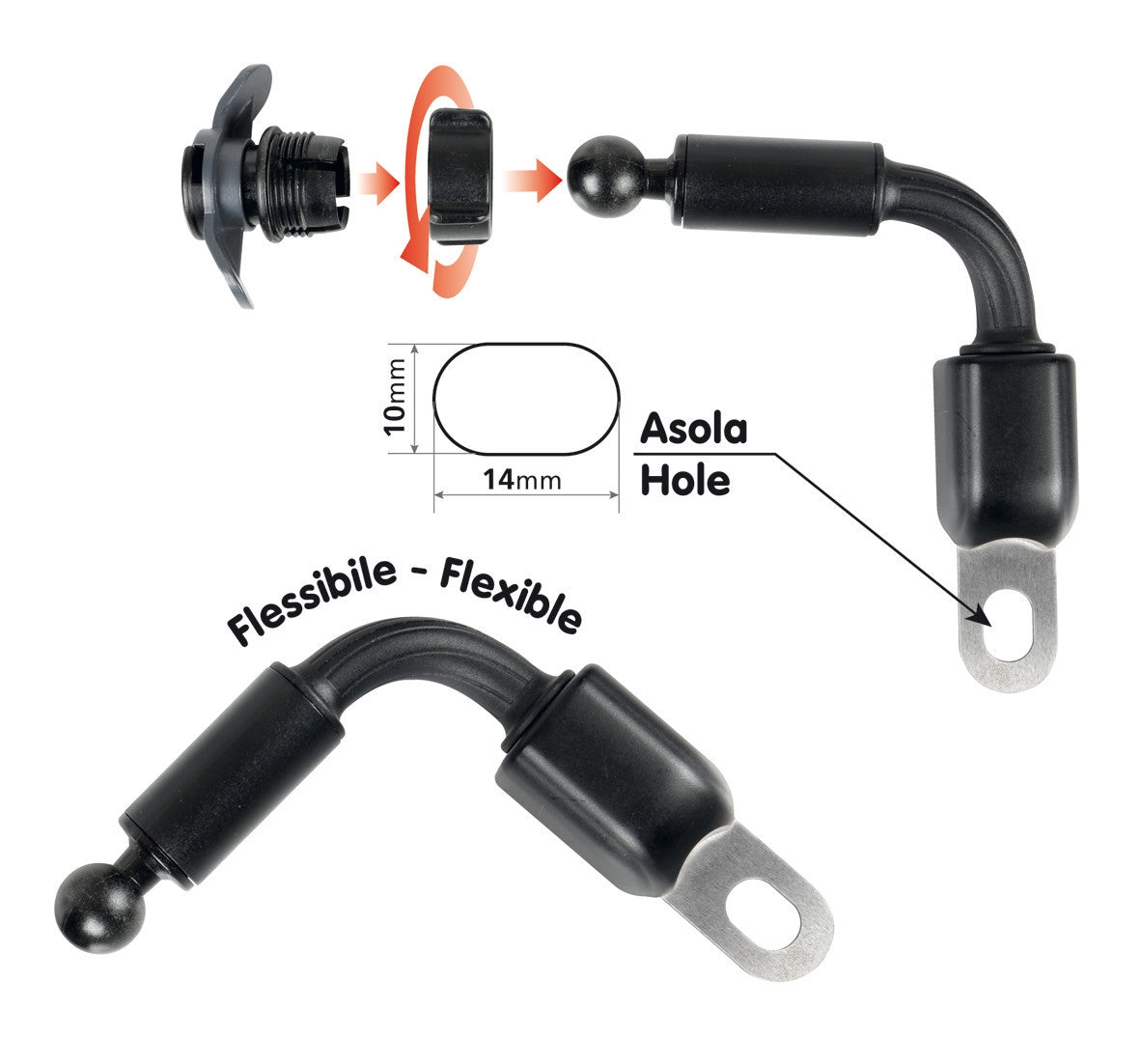 Lampa Opti-arm flexible mounting bracket