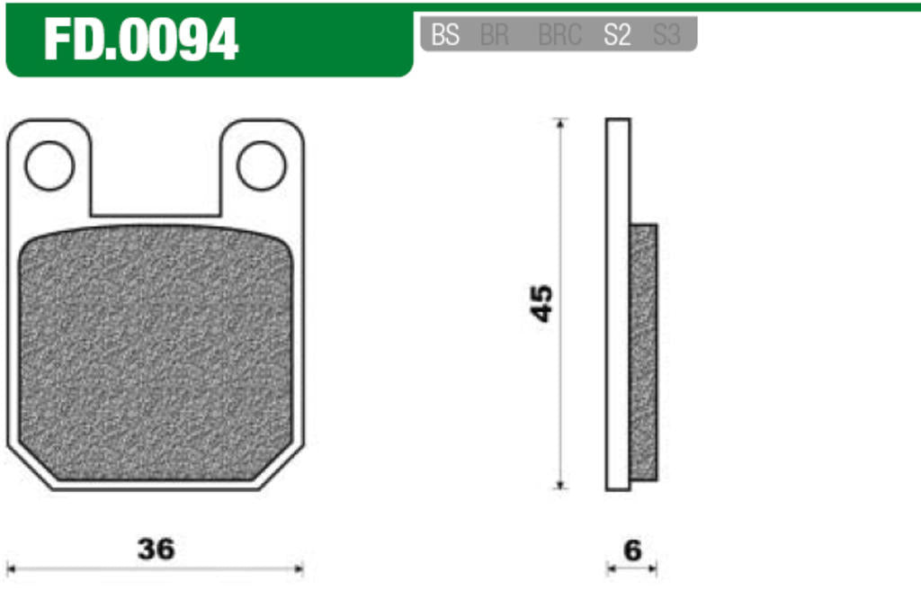 NEWfren Brake Block Juego FD0094