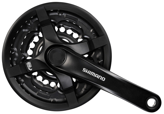 Shimano Crankset 6 7 8 Speed ​​Tourney FC-Ty501 se 170 mm ramenem 48 x 38 x 28t černé (balení dílny)