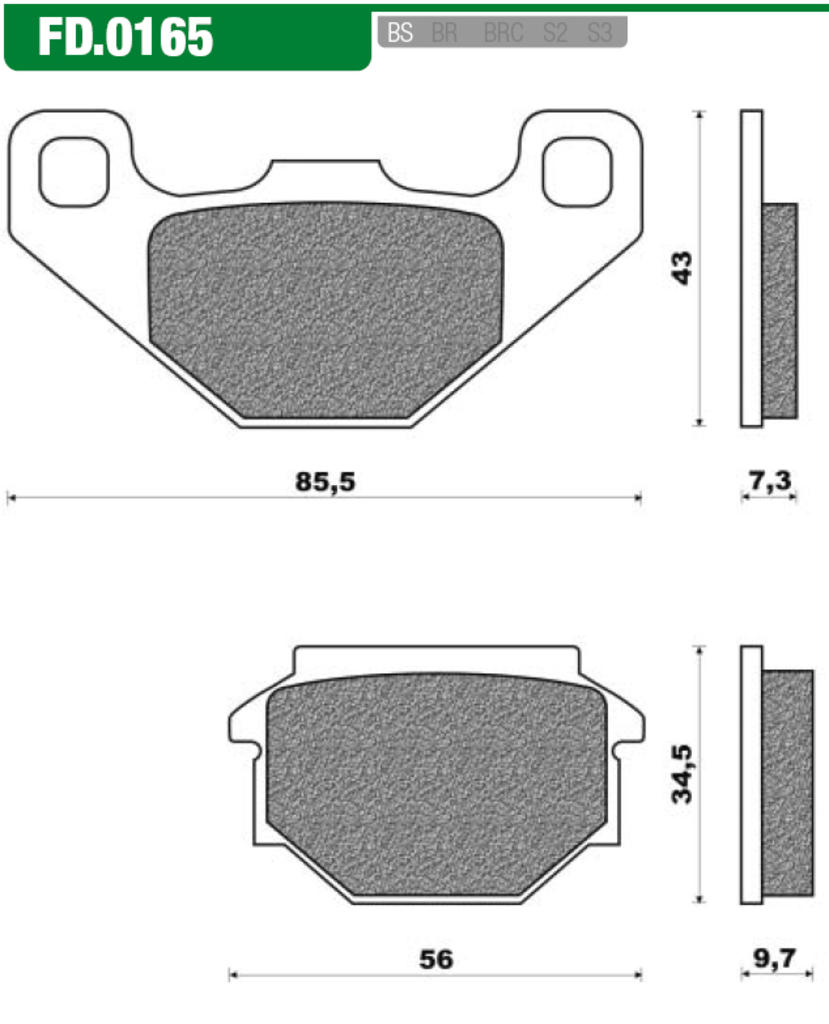 Newfren Rembokset FD0165 SV, Sport