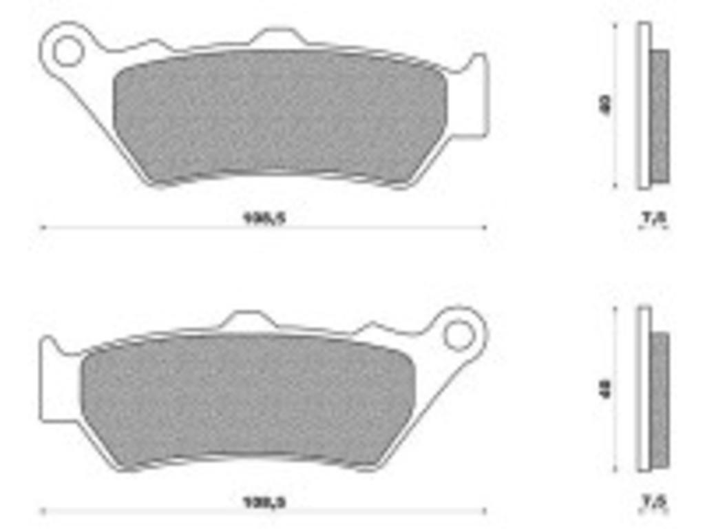 NEWFRen Bremsblock Set FD0216