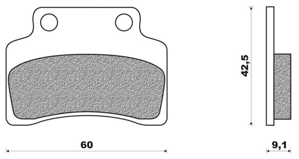 NEWFRen Bremsblock Set FD0223