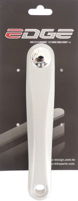 Kantenkurbel am linken ATB 170 mm Aluminium - Silber